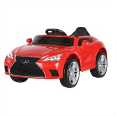 Imagem de Carrinho Elétrico Infantil Mini 12V Vermelho Cinto Segurança