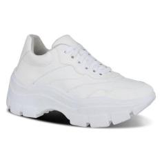 Imagem de Tênis Feminino Chunky Cadarço Cano Curto Casual Conforto - Novo Hábito