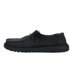 Imagem de Hey Dude Tênis feminino Wendy Canvas, Preto/preto, 8