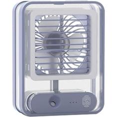 Imagem de Ventilador Umidificador Aguá De Mesa Touch Led 3 Vel Verao Carregament