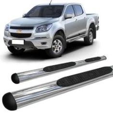 Imagem de Estribo S10 2012 a 2020 OVAL OBLONGO CROMADO C/D