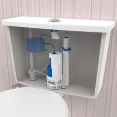 Imagem de Mecanismo De Saída Universal Com Duplo Acionamento Para Caixa Acoplada