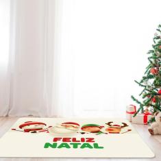 Imagem de Tapete De Natal Para Sala Feliz Natal Único