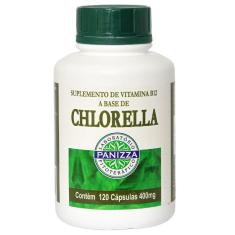 Imagem de Chlorella ou Clorela 400mg base de Vit B12 Panizza 360 cáps 