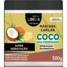 Imagem de Mascara Capilar Coco Das Poderosas Sallon Linda 500G