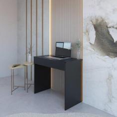 Imagem de Mesa Escrivaninha Com 1 Gaveta Sevilha Preto