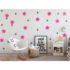 Imagem de Adesivo Para Parede Flor Cute Natureza 80unidades