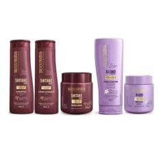 Kit Shitake Shampoo, Condicionador e Máscara (500g)