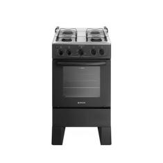 Imagem de Fogão 4 Bocas Com Mesa Inox Atlas Milão Plus Bivolt, Preto, Bivolt