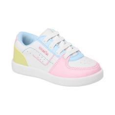 Imagem de Tênis Infantil Joy Carinho Branco Colorido Camin 2548-892-Feminino