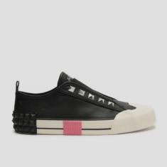 Imagem de Tênis Slip On em Couro Arezzo Arezzo Preto  feminino