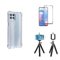 Imagem de Kit Tripé Motorola Moto G100 + Capa + Película De Vidro 3D