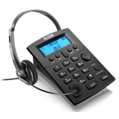 Imagem de Telefone com Headset Elgin HST-8000 - Base Discadora - com Identificador de Chamadas - 42HST8000000