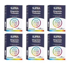 Imagem de Kit 6 Supra Magnesio Treonato 60 Cápsulas. Herbamed