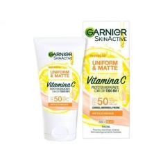 Imagem de Protetor Solar Facial Garnier Uniform & Matte - Vitamina C Fps 50 Cor