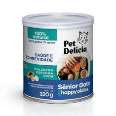 Imagem de Ração Úmida Pet Delícia Gatos Sênior Happy Oldies - 320G - Pet Delicia