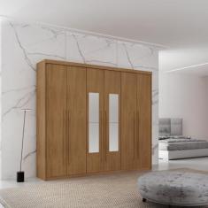 Imagem de Guarda-roupa Veracruz 6 Portas com Espelho Naturalle