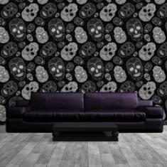 Imagem de Caveiras - Papel de Parede - 0,58 x 1,50m