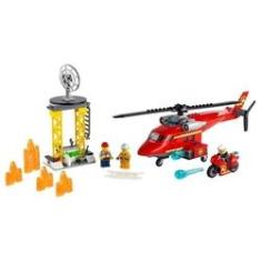 Imagem de Lego City - Helicoptero De Resgate Dos Bombeiros