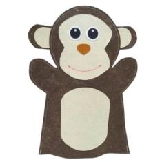 Imagem de Fantoche - Feltro - Macaco - Kits E Gifts