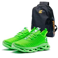 Imagem de Kit Tenis feminino Oldsen Jaguar + Mochila Bolsa Notebook