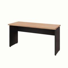 Imagem de escrivaninha yaris ameixa e preta 150 cm