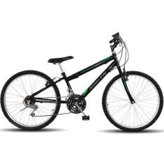Imagem de Bicicleta Aro 24 South 18 Marchas Freio V-brake - Preto Preto