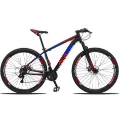 Imagem de Bicicleta Aro 29 Ksw 24 Vel Shimano Freios Disco e Trava/K7, Preto, Az