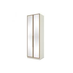 Imagem de Modulado de Quarto Guarda Roupa c/ 2 Portas e Espelho MC09 Seletto Areia/Jequitibá - Henn