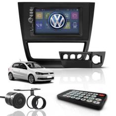 Imagem de Kit Central Multimídia Mp5 2 Din Bt Espelha Dvd Câm Gol G6 - First Opt