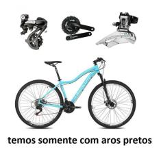 Imagem de Bicicleta Aro 29 Absolute Hera Feminina Shimano Altus 24v K7 Freios Hidráulicos Garfo Trava - Azul Tam.17