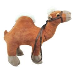 Imagem de Camelo De Pelúcia Marrom 23 Altura X 28 Cm Comp. Fofinho - Fizzy Toys