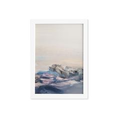 Imagem de Quadro Abstrato para Sala Montanhas Moldura  22x32cm