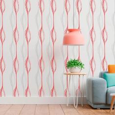 Imagem de Papel de Parede Adesivo Linhas N011023 Rolo 0,58x3,00M