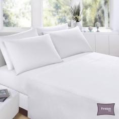 Imagem de Jogo de Cama Casal Premium Plus 4 Peças Branco