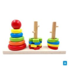 Imagem de Brinquedo Educativo Torre De Encaixe Arco-Iris Donny Toys - Spider