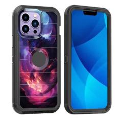 Imagem de smauncucn Capa para iPhone 15 Pro Max, proteção contra quedas de corpo inteiro à prova de choque à prova de poeira resistente 3 camadas militar resistente durável capa para iPhone 15 Pro Max 6,7