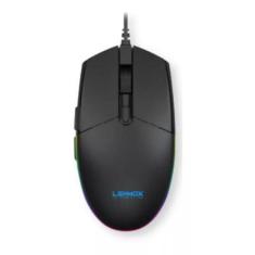 Imagem de Mouse Gamer Rgb 2400 Dpi C/ 6 Botões Gaming Hyper Led Note2 - Lehmox