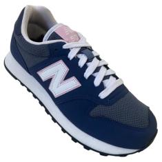 Imagem de TENIS NEW BALANCE 500V2 FEMININO NAVY/MID CENTURY PINK, Calçados Femininos, MARINHO/ROSA CLARO, 36