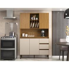 Imagem de Armário Kit Cozinha Com 4 Portas, 3 Gavetas Ac4430 - Decibal