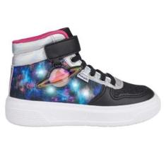Imagem de Tênis de Led Infantil Pampili XP 24 736.008 Cano Médio-Feminino