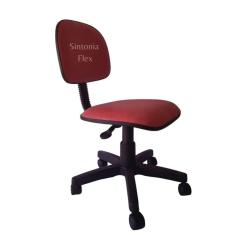 Imagem de Cadeira secretaria com regulagem de altura corano vermelho