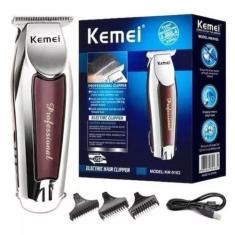 Imagem de Aparador De Pelo Kemei Km-9163 Prata 110V/220V
