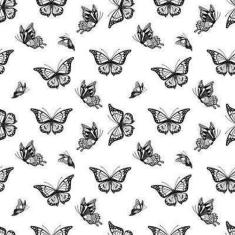 Imagem de Papel De Parede Adesivo Borboletas 368184509 0,58X3,00M