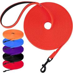 Imagem de lynxking Coleira de treinamento para cães longa obediência recall agilidade coleira 4,6 m, 9,1 m 15,2 m, guia de rastreamento perfeita para treinamento, brincadeira, acampamento e quintal