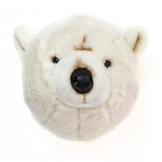 Imagem de Cabeça de Pelúcia de Parede Urso Polar Basile Wild & Soft