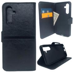 Imagem de Capa Capinha Carteira + Película de Vidro 3D P/ Samsung Galaxy A14 (5G