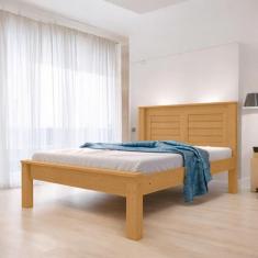 Imagem de Cama Casal Confortável e Moderna Milena Naturalle