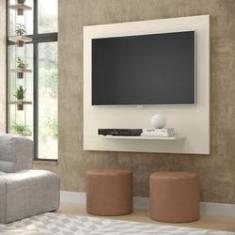 Imagem de Painel Sala Plus FLET Para TV 32 Polegadas - Off White - Comprar Móveis em Casa