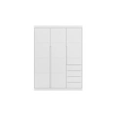 Imagem de Guarda Roupa Infantil Bebê Pérola 3 Portas 4 Gavetas Branco - Phoenix